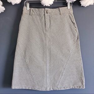 Anthropologie Denim stripes Skirt